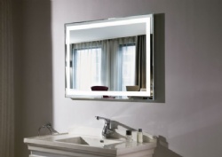 UL wholesale illuminated round bathroom vanity mirror
