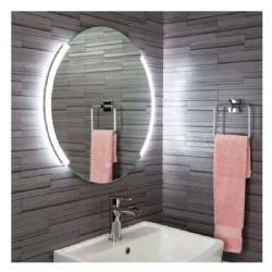 Wall Mounted Backlit LED Lighted Bathroom Mirror For Luxury Hotel