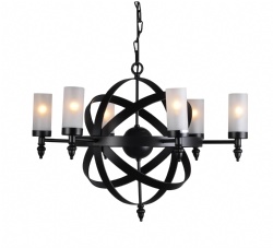 Iron decoration glass pendant lamp chandelier