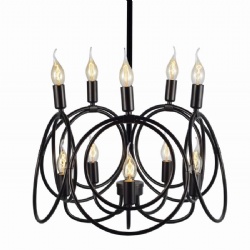 Vintage loft iron pendant lamp