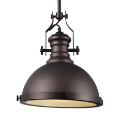 American industrial Iron pendant light