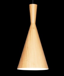 Wooden pattern Aluminum pendant light