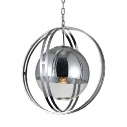 Modern Chrome iron pendant lamp