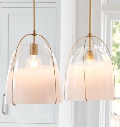 Decoration glass pendant light