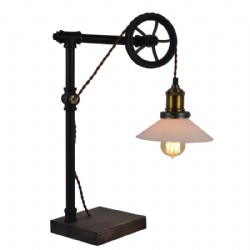 Loft Retro table Lights Industrial Iron desk Lighting Vintage Lamp